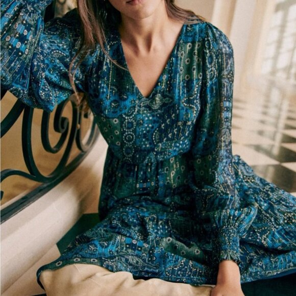 Sézane Prunelle Dress in Arizona Print Size 34/US 2 - Picture 1 of 6